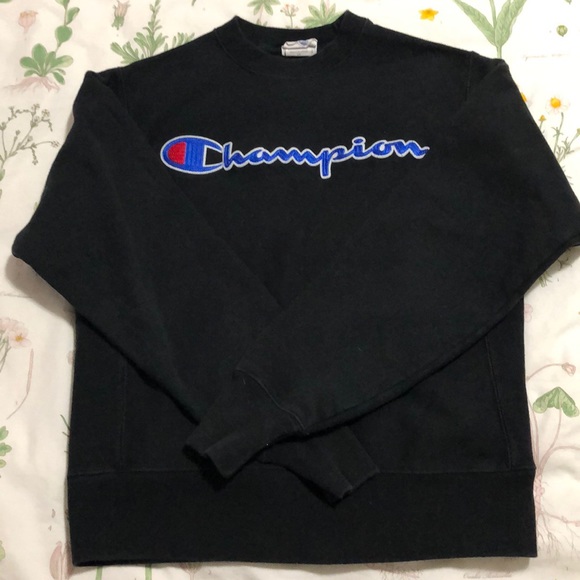 Black Champion Sweatshirt - Picture 3 of 7